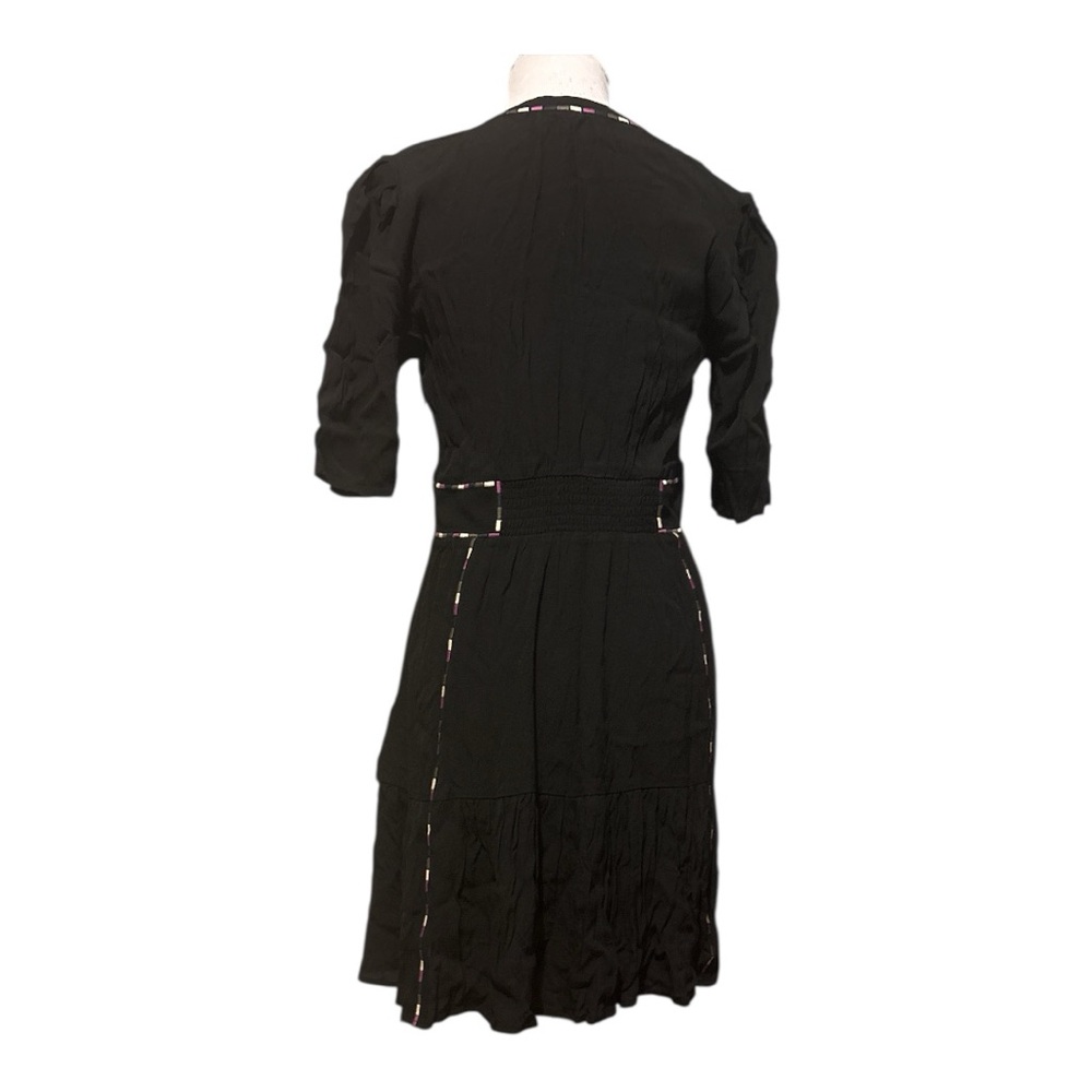BA&SH Dress with embroidery Teresa | black - Picture 4 of 6